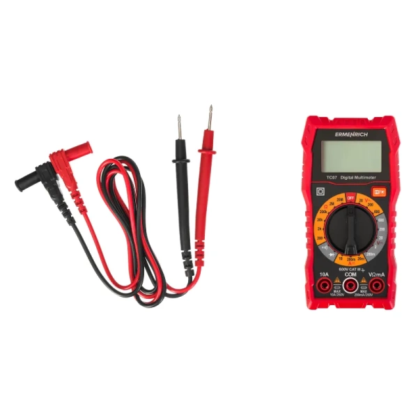 Цифровой мультиметр Ermenrich Zing TC07, красный купить по низкой цене | МАКСПРОФИТ