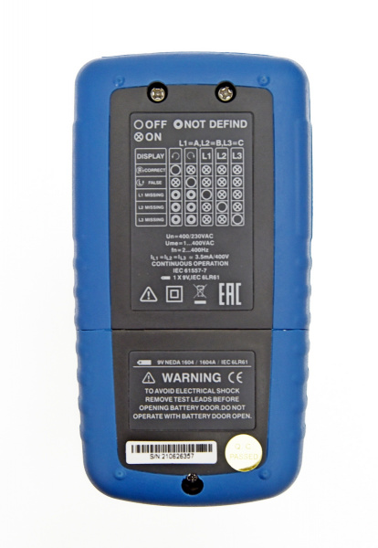 Указатель правильности чередования фаз CEM DT-902 купить по низкой цене | МАКСПРОФИТ