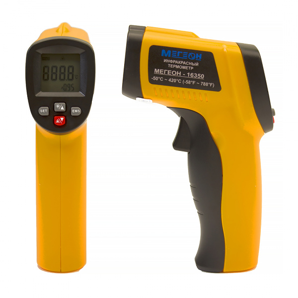 Инфракрасный термометр (пирометр) МЕГЕОН 16350 купить по низкой цене | МАКСПРОФИТ