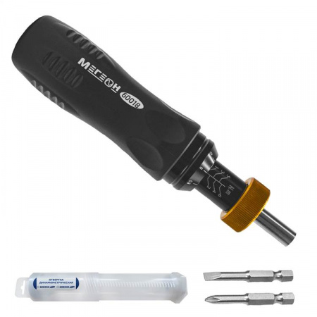 Отвертка динамометрическая МЕГЕОН 60018 купить по низкой цене | МАКСПРОФИТ