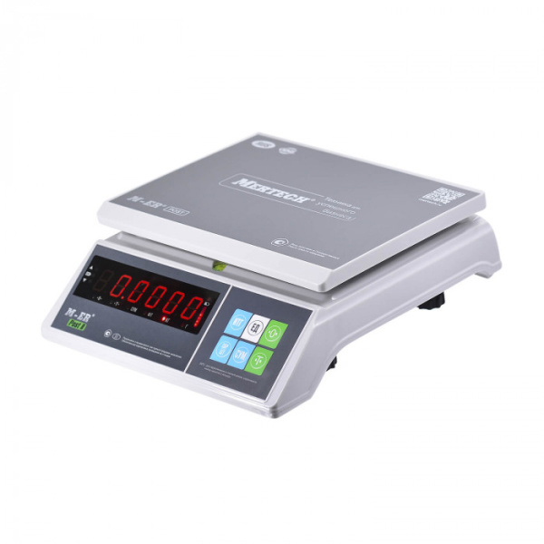 Порционные настольные весы M-ER 326 AFU-15.1 "Post II" LED  (двойной дисплей) купить по низкой цене | МАКСПРОФИТ