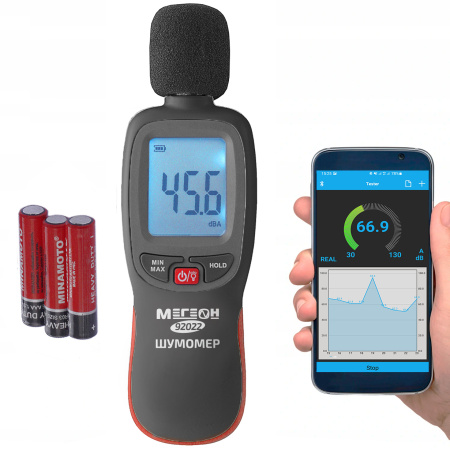 Шумомер МЕГЕОН 92022 с Bluetooth купить по низкой цене | МАКСПРОФИТ
