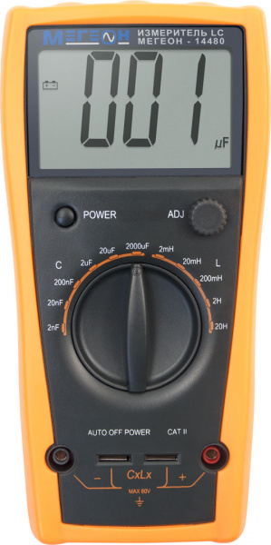 Цифровой измеритель индуктивности и емкости (LC метр) МЕГЕОН 14480 купить по низкой цене | МАКСПРОФИТ