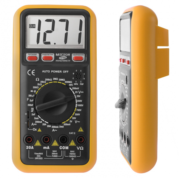Мультиметр цифровой МЕГЕОН 12700 купить по низкой цене | МАКСПРОФИТ