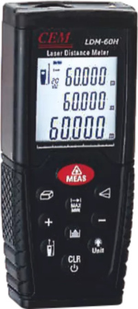 Лазерная рулетка - дальномер CEM LDM-60H купить по низкой цене | МАКСПРОФИТ