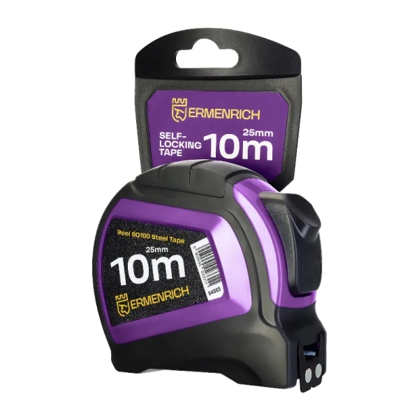 Рулетка Ermenrich Reel SQ100, фиолетовый купить по низкой цене | МАКСПРОФИТ