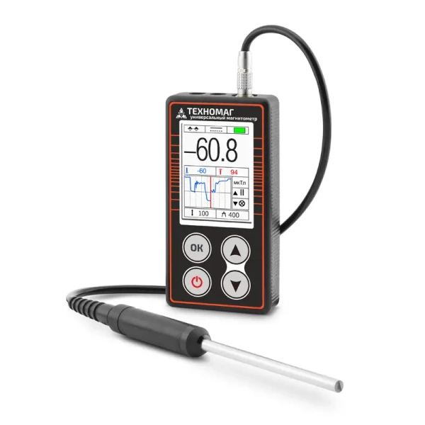 Универсальный магнитометр Техно-НДТ ТЕХНОМАГ с преобразователями П-1С и Г-2С тесламетра и градиентометра и образцами купить по низкой цене | МАКСПРОФИТ